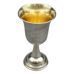 Continental Silver Kiddush Cup