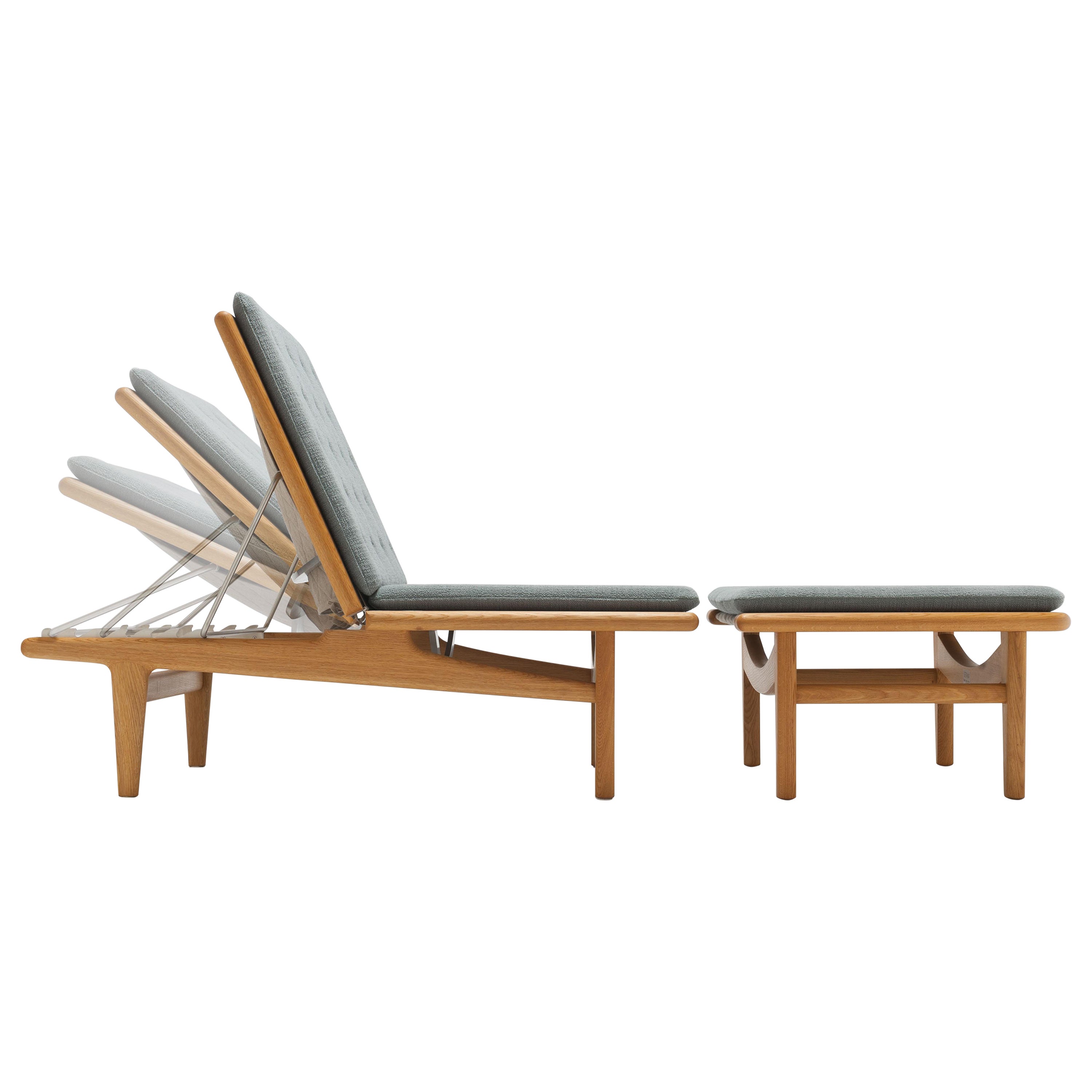 Tagesbett und Loungesessel von Hans Wegner, Modell GE1  im Angebot