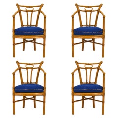 McGuire Set of Four Armchairs