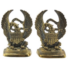 Vintage "E Pluribus Unum" Eagle Bookends