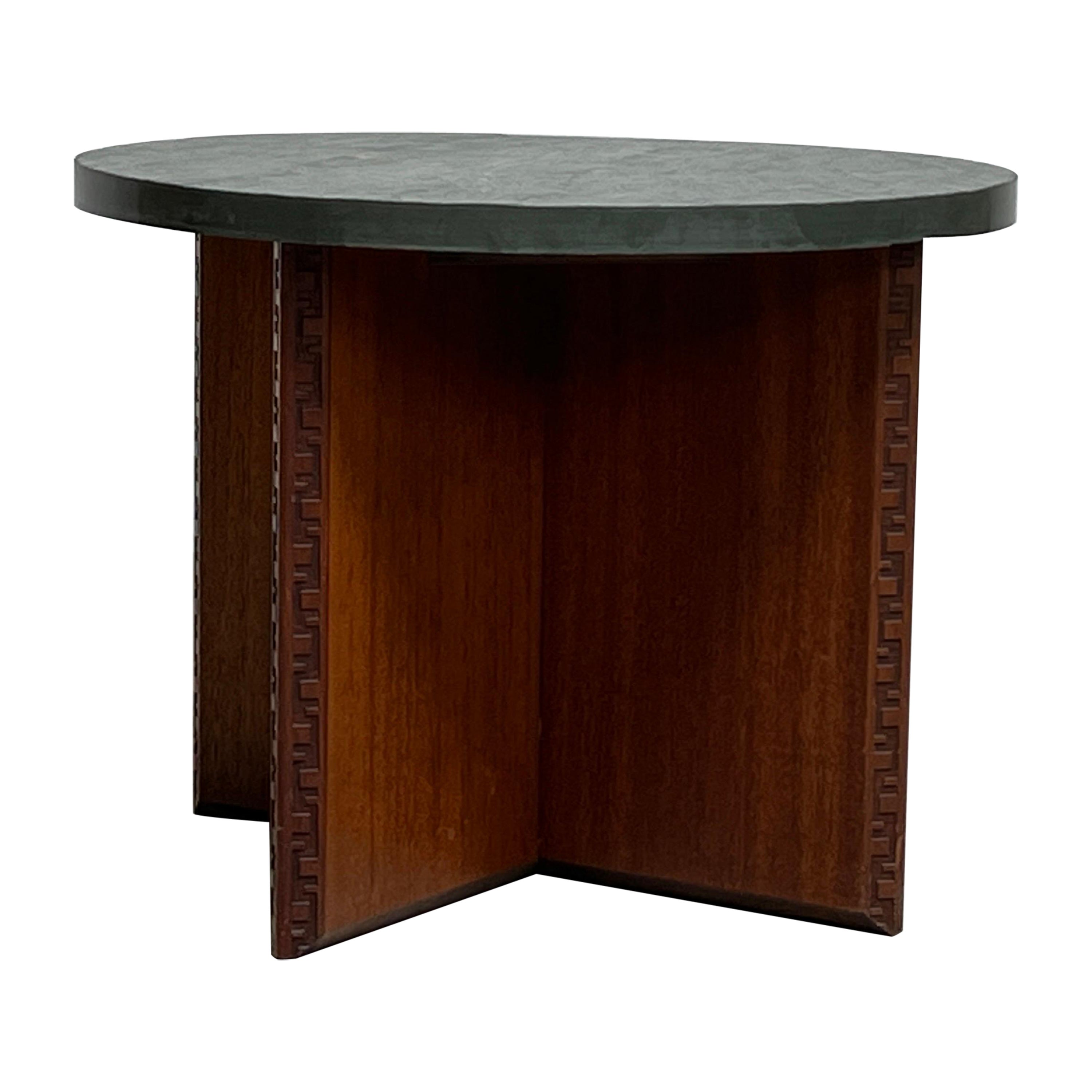 Frank Lloyd Wright "Taliesin" Slate Top Side Table For Sale