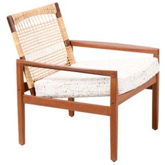 Expertly Restored - Hans Olsen Model-519 Teak Lounge Chair for Juul Kristensen