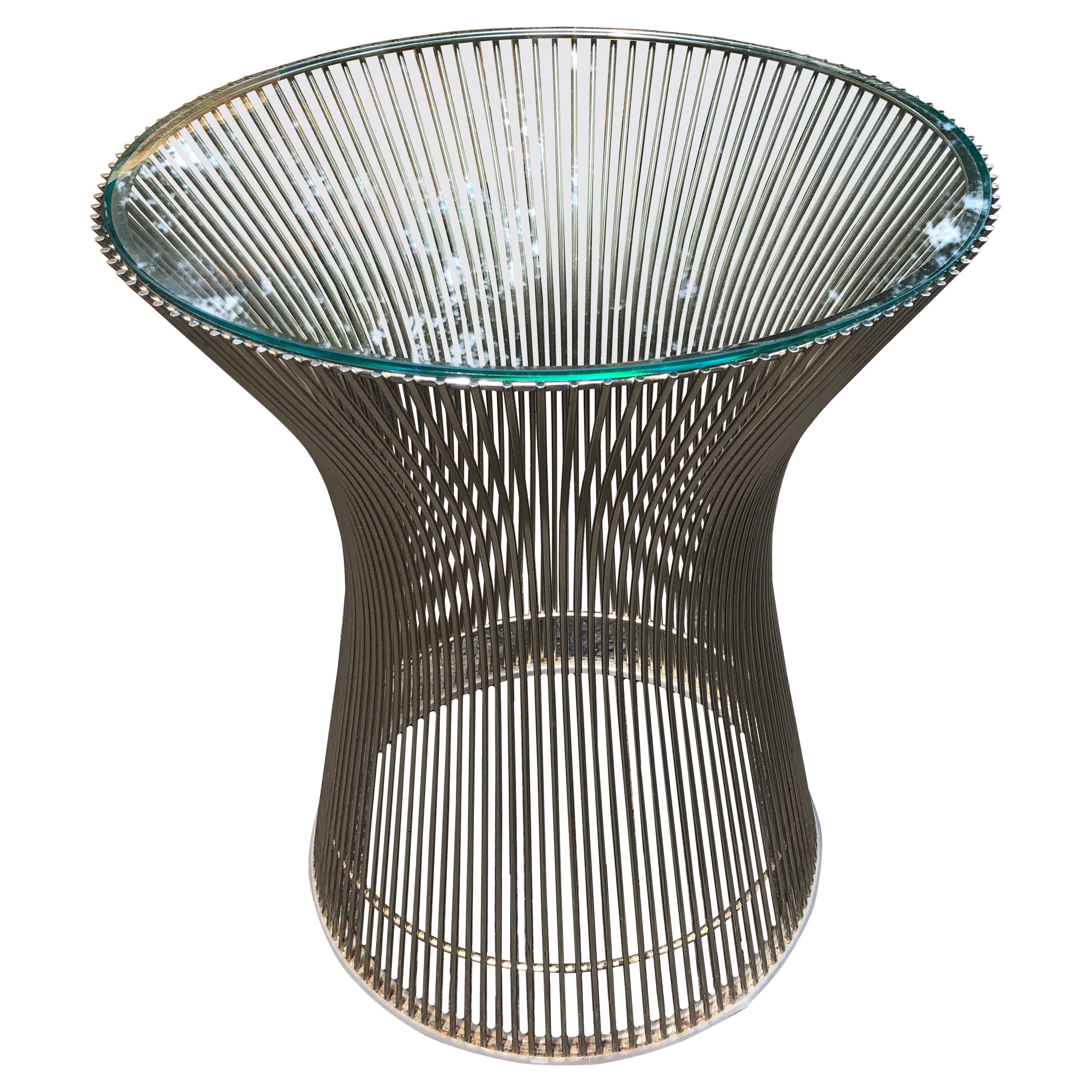 Fabulous Warren Platner for Knoll Side-End Table, Circa 1960 Mid-Century For Sale