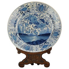 Remake de Delftware holandés de los patos cargadores Wanli Ming Kraak, ca 1900