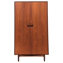 Mid Century Danish Modern Teak Armoire by Kofod Larsen