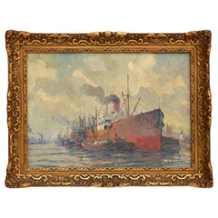 Antique Oil Painting on Canvass by Gerard Wiegman (1875-1964)