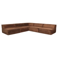 COR Trio Modular Sofa In Brown Teddy von Team Form AG, 1970er Jahre