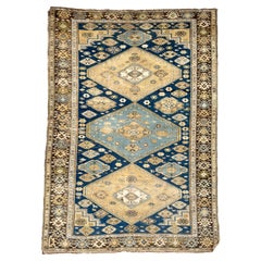 Superbe tapis caucasien ancien, circa 1920-30's