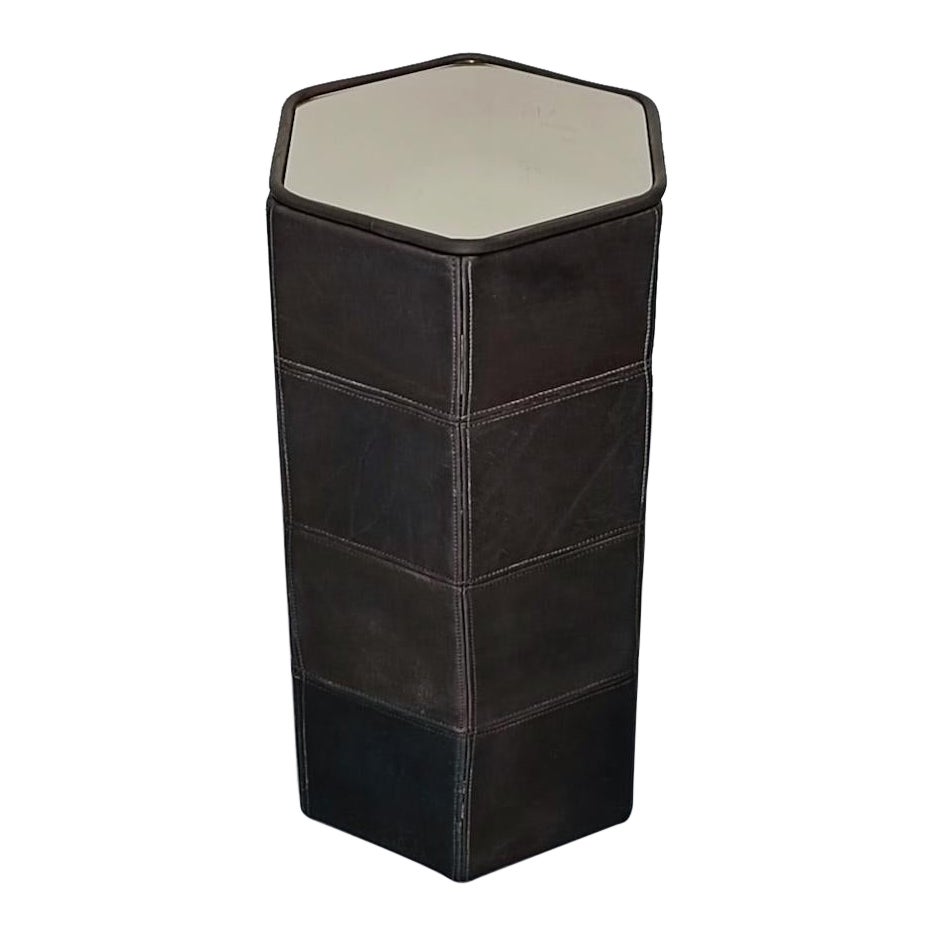 De Sede leather column/pedestal DS47 series For Sale