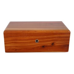 Retro Lane Altavista Salesman Sample Pine Cedar Chest Jewelry Keepsake Box 9"