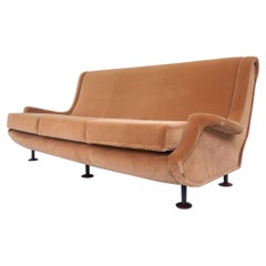 Mid-Century Modern "Regent" Sofa by Marco Zanuso, Italy, 1960s - New Upholstery