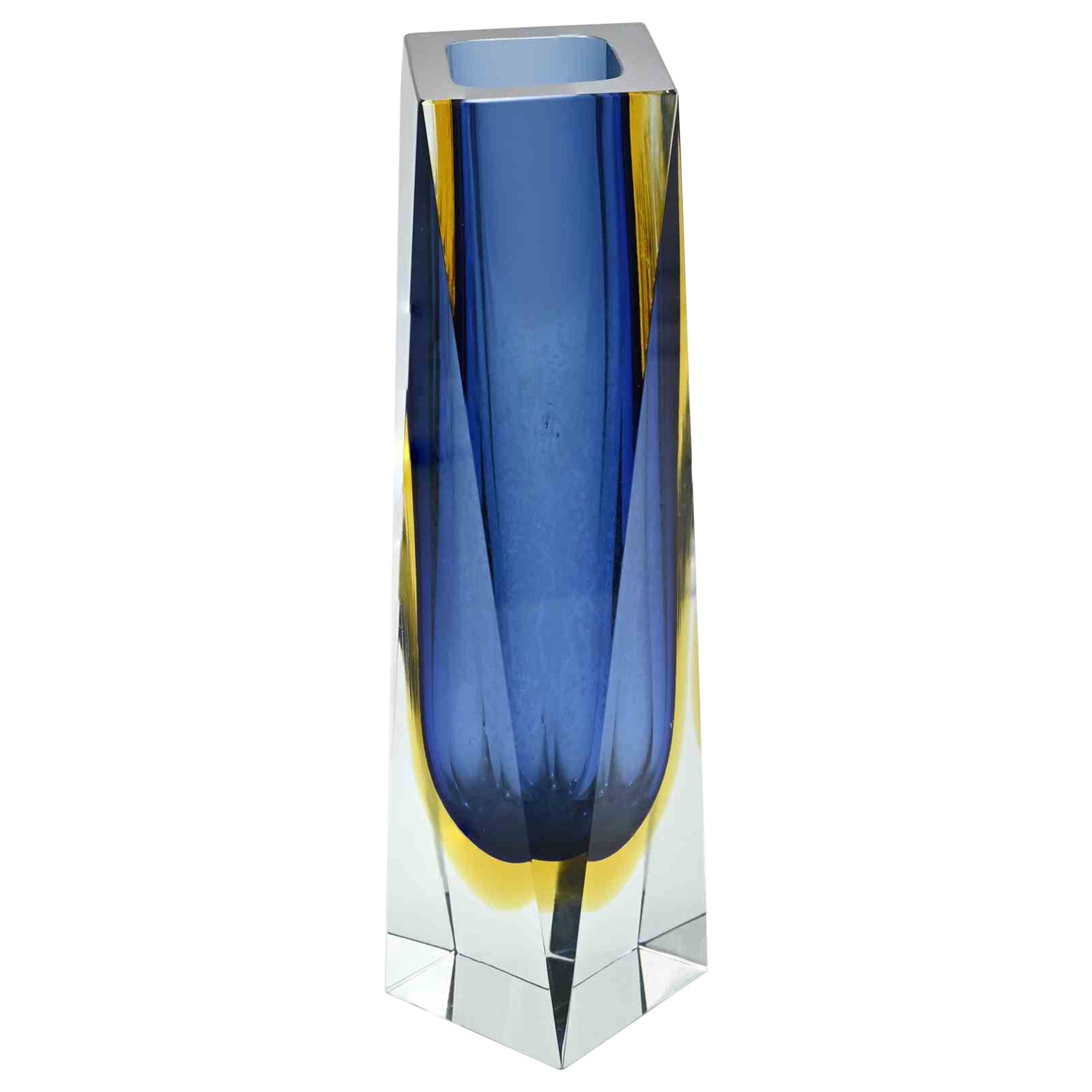 Murano Glass Vase, Italy, 1970s For Sale