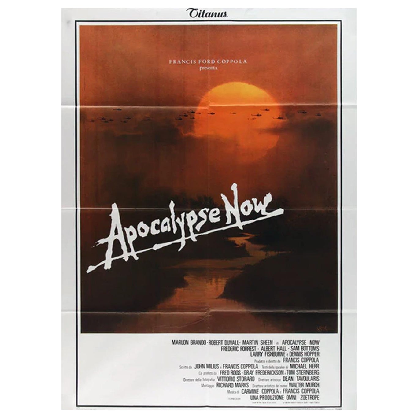 1979 Apocalypse Now (Italian) Original Vintage Poster For Sale
