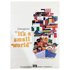 1981 Disneyland - It's a Small World Original Retro Poster