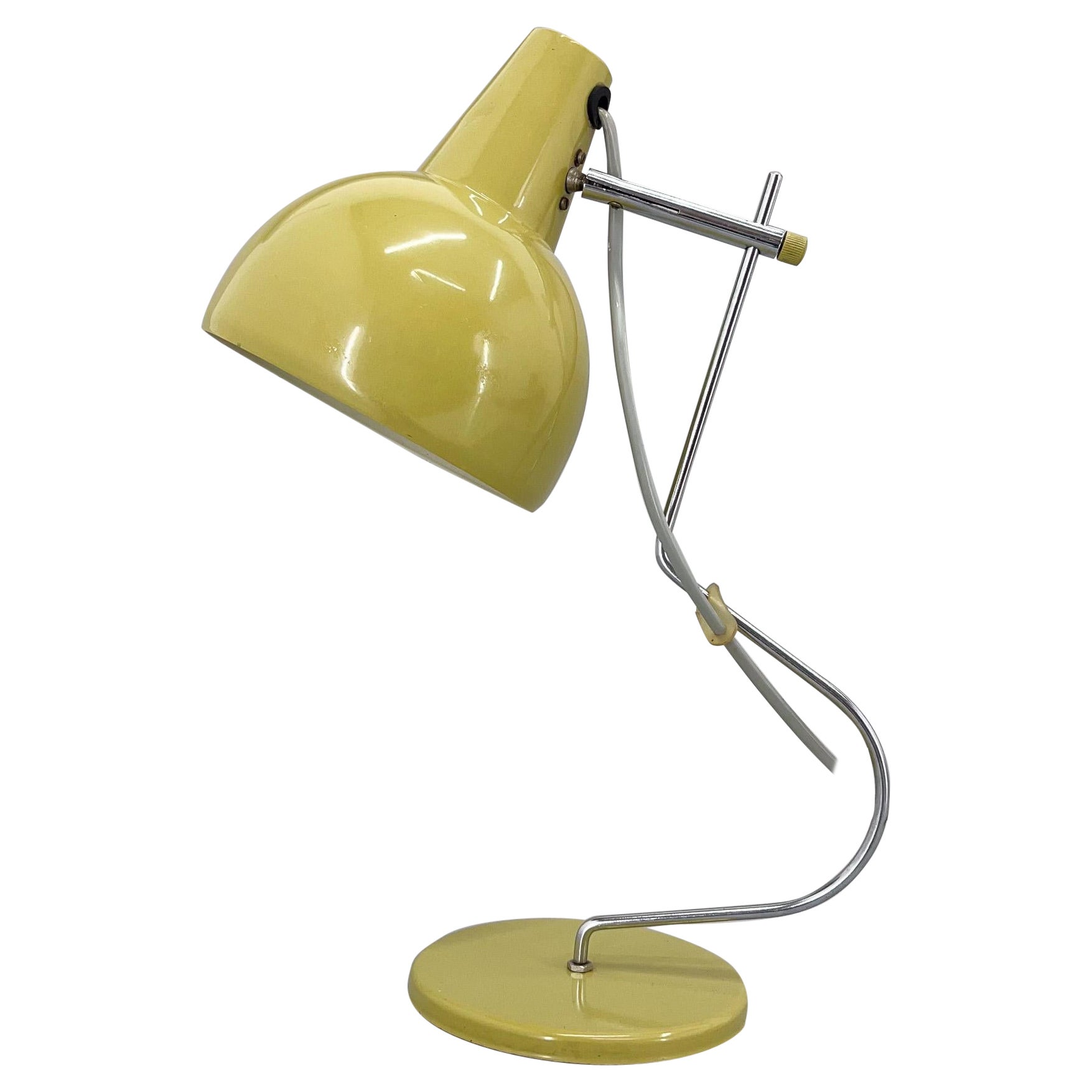 1960's Desk Lamp Designed by Josef Hůrka for Lidokov, Czechoslovakia For Sale