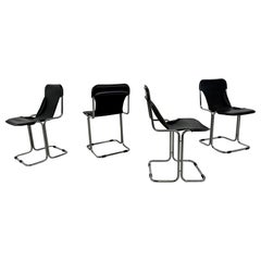 set of 4 Calla chairs by Antonio Ari Colombo dining chairs, 1970s