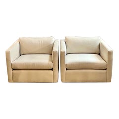 Pair of Charles Pfister for Knoll Lounge Chairs 