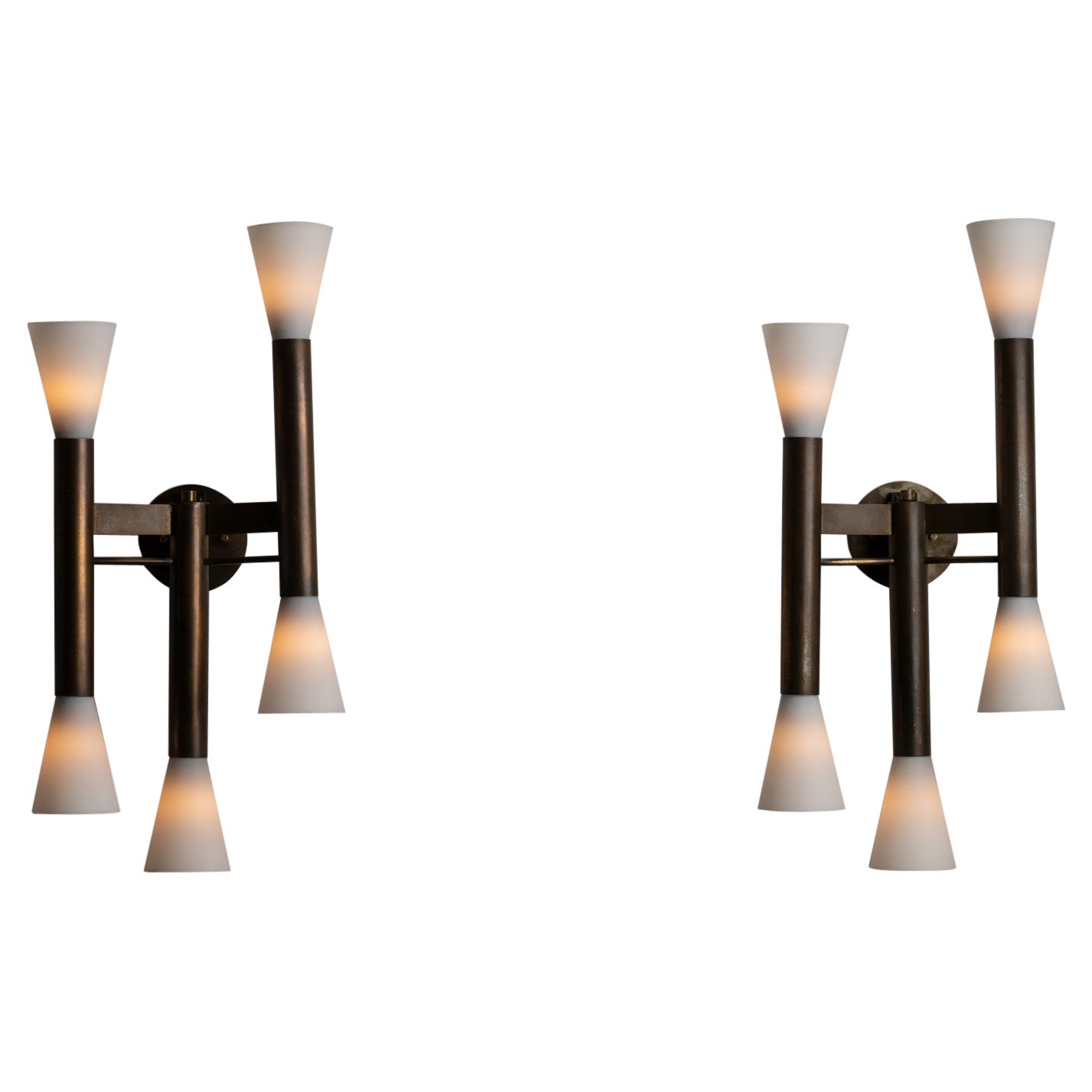 Pair of Sconces by Stilnovo For Sale