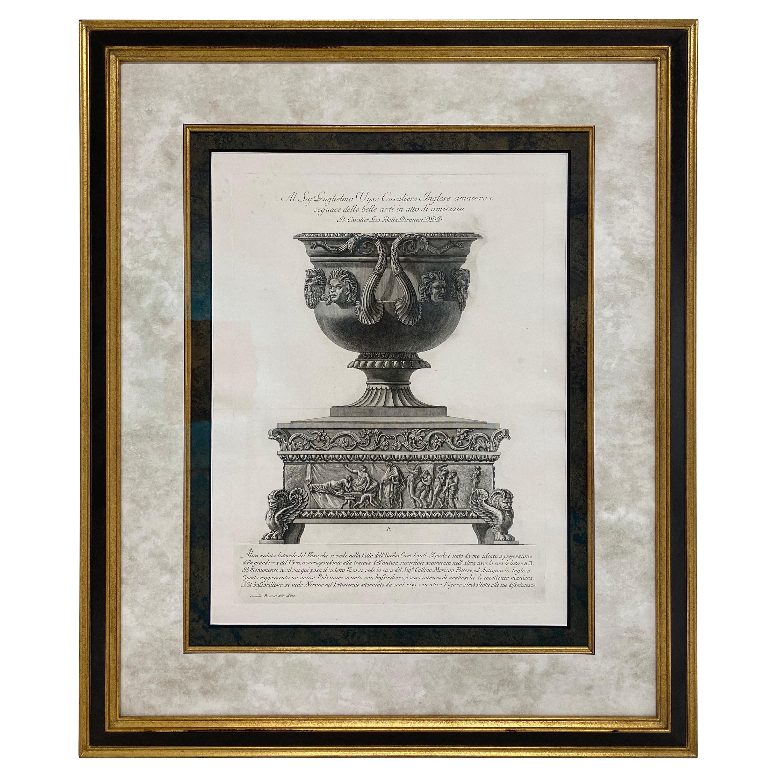 Giovanni Battista piranesi large copper plate etching. For Sale at 1stDibs