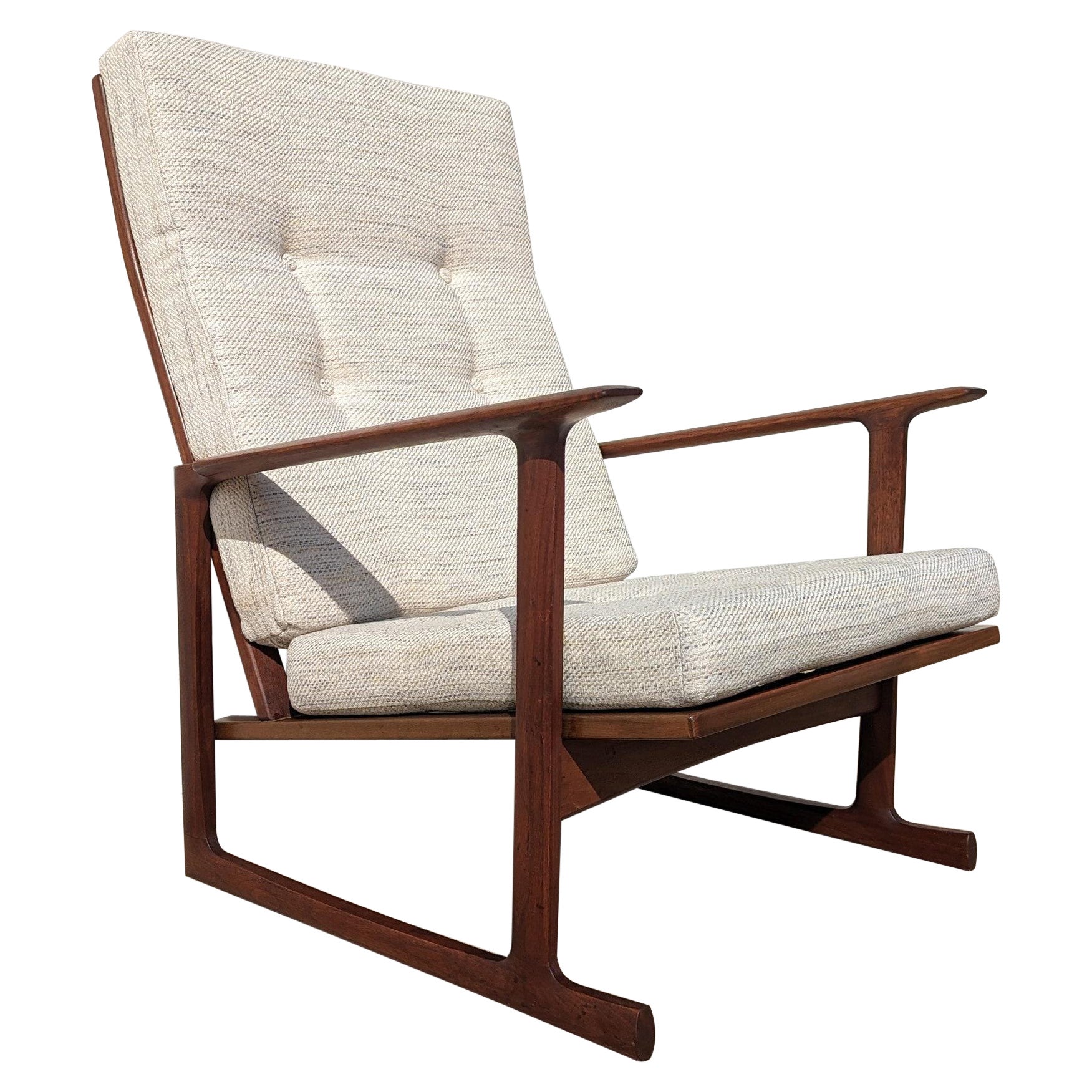 Mid Century Danish Modern Kofod Larsen Side Chair For Sale