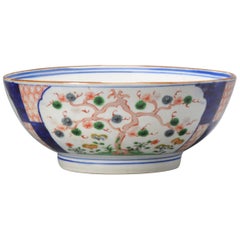 Schöne und große japanische Imari-Schale aus Porzellan Japan, antik, 19. Jahrhundert