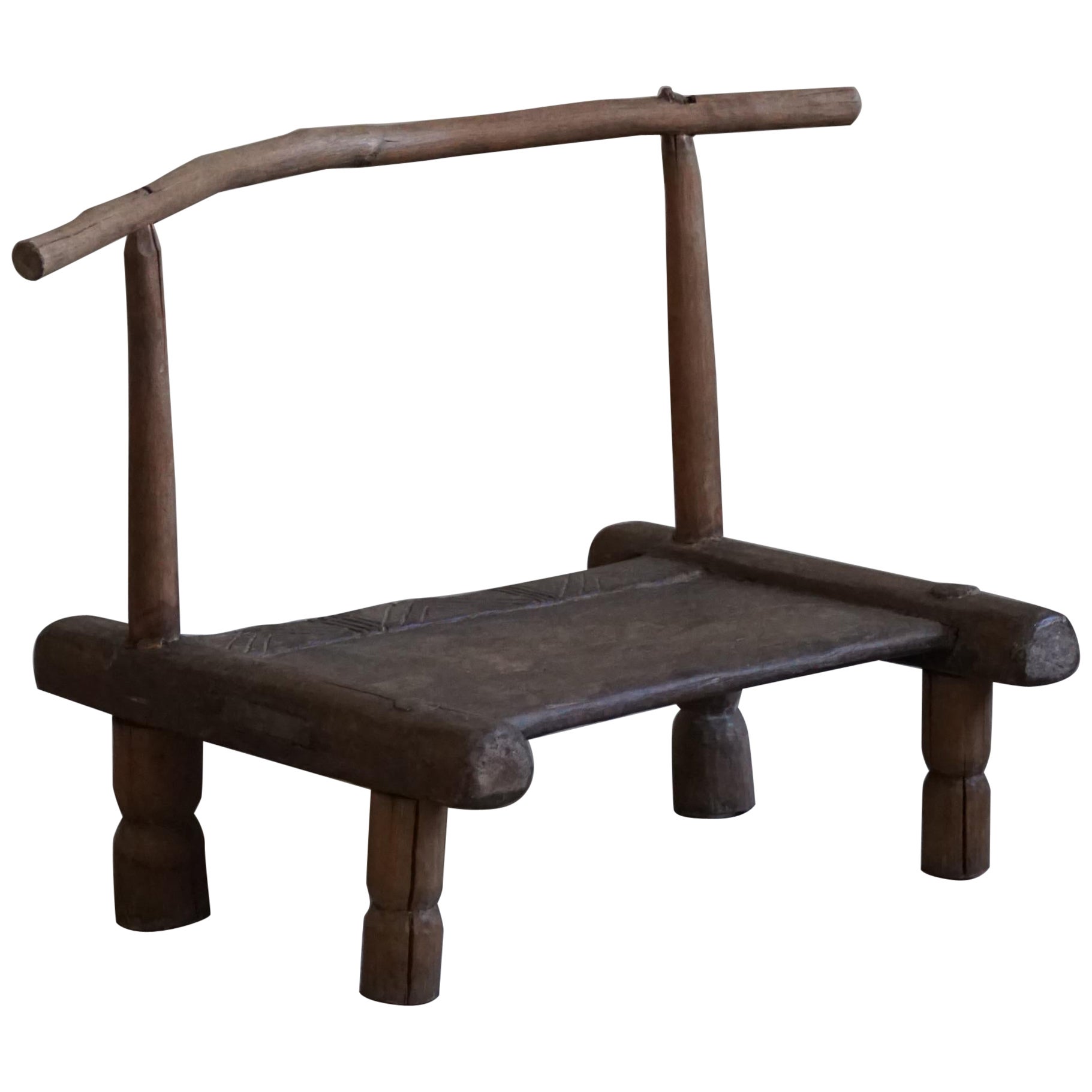 Tabouret / chaise Wabi Sabi africain ancien, Objects for Objects, début du 20e siècle