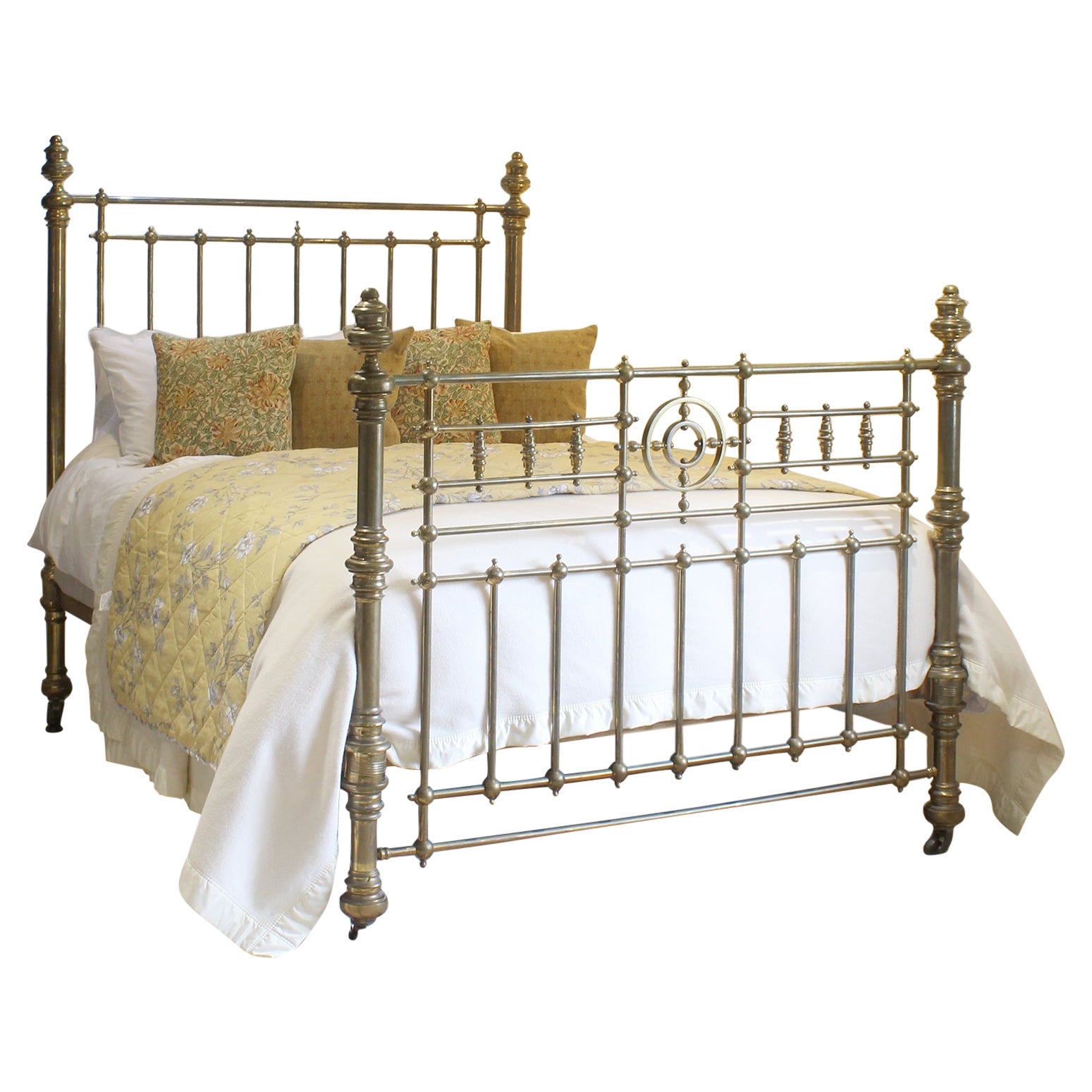Victorian All Brass Antique Bed MK288