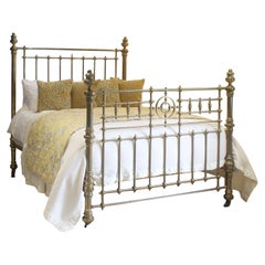 Le lit victorien tout en laiton antique MK288