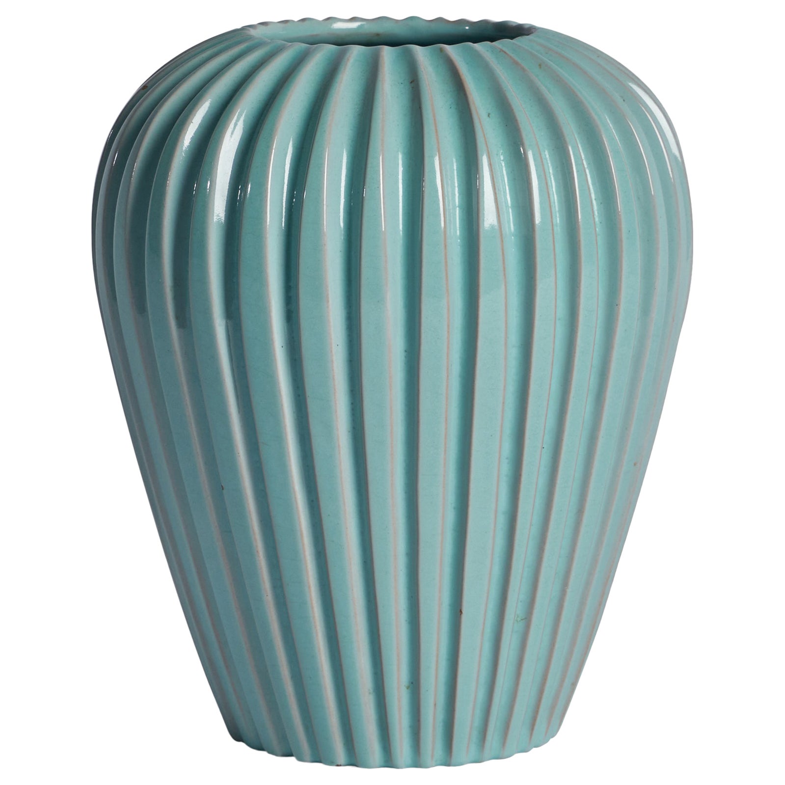 Eslau, Vase, Stoneware, Denmark, 1950s For Sale