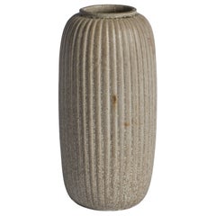 Arne Bang, Vase, Steingut, Dänemark, 1930er Jahre