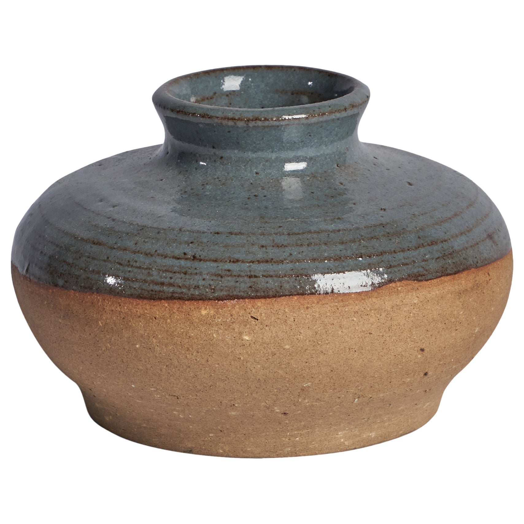 Signe Persson-Melin, Vase, Stoneware, Sweden, 1960s For Sale