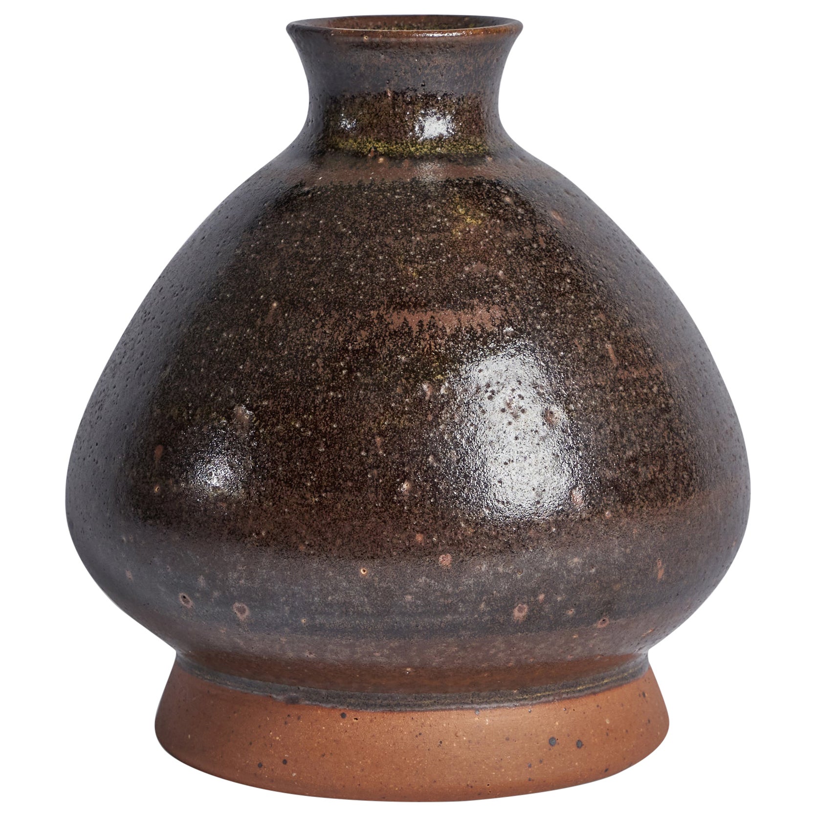 John Andersson, Vase, Steingut, Schweden, 1950er-Jahre