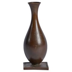 Vintage GAB, Vase, Bronze, Sweden, 1930s