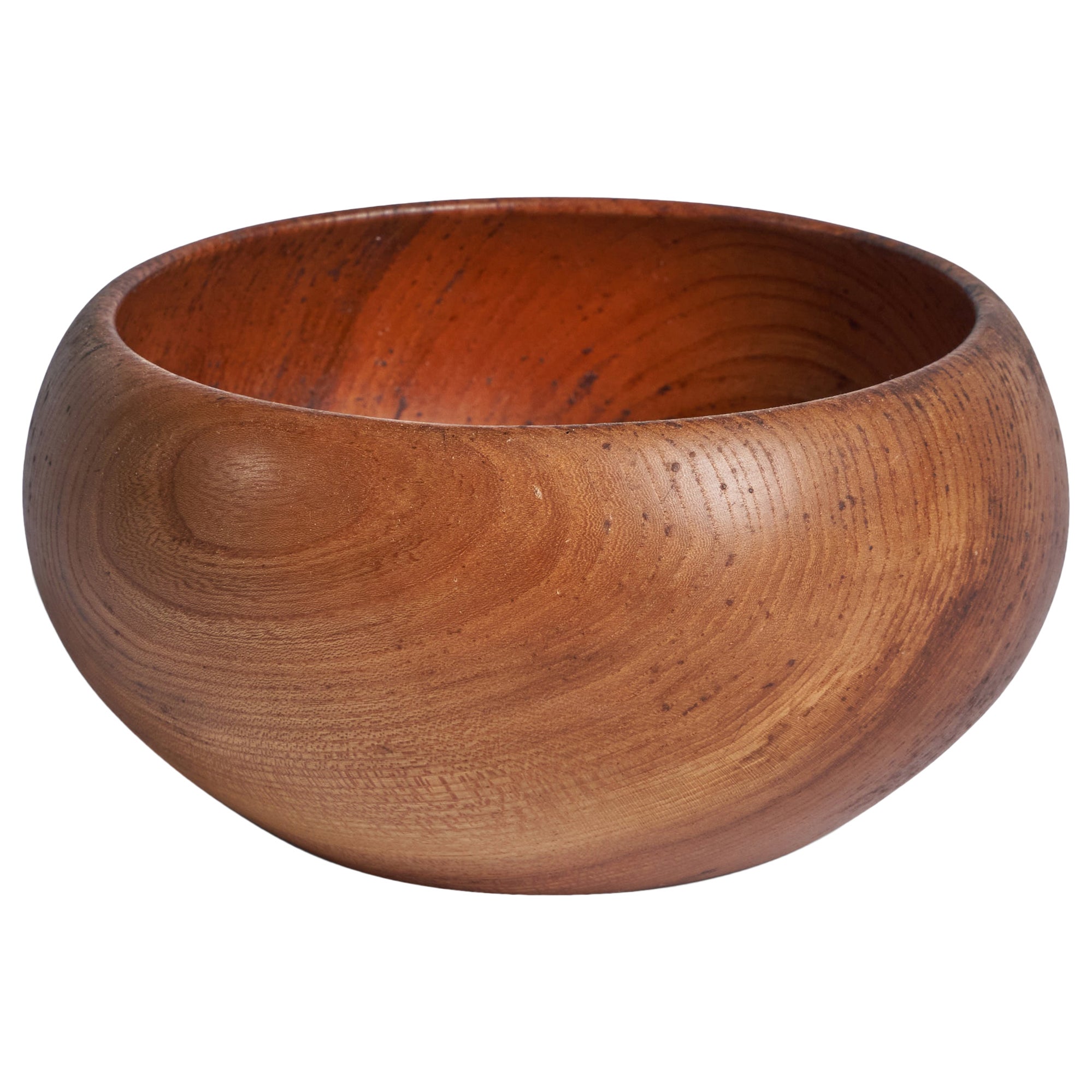 Swedish Designer, Bowl, Teak, Sweden, 1950s