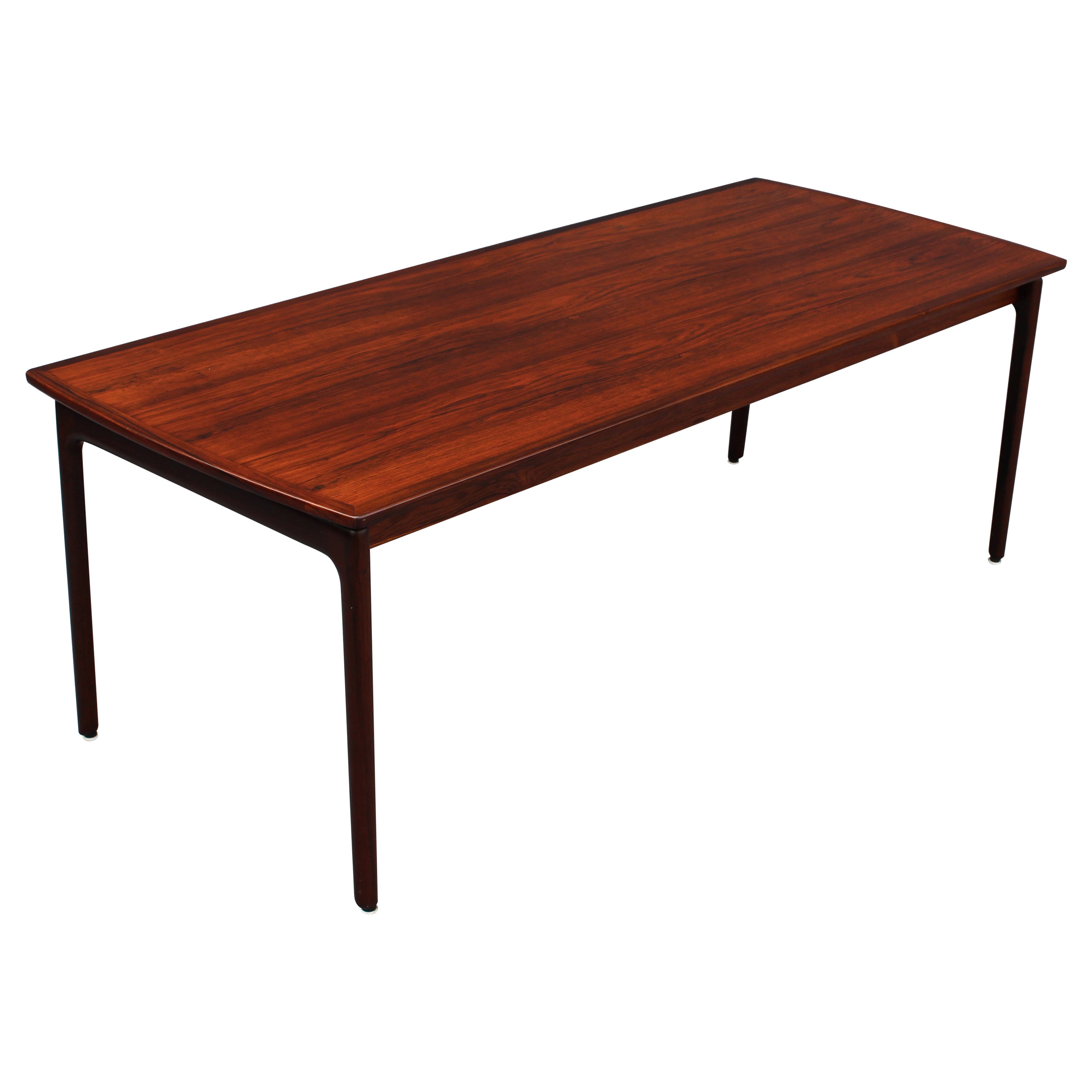 Fully Restored & Rare Ole Wanscher Floating Top Rosewood Coffee Table 1960s
