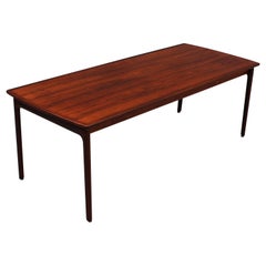 Vintage Fully Restored & Rare Ole Wanscher Floating Top Rosewood Coffee Table 1960s