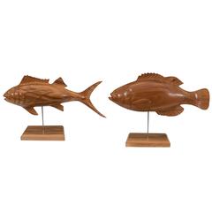 Pair of Polyte Solet Sculptural Fish