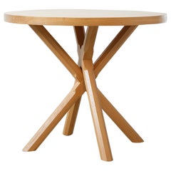 Cafe-Tisch aus massivem Eichenholz von Lynnea Jean