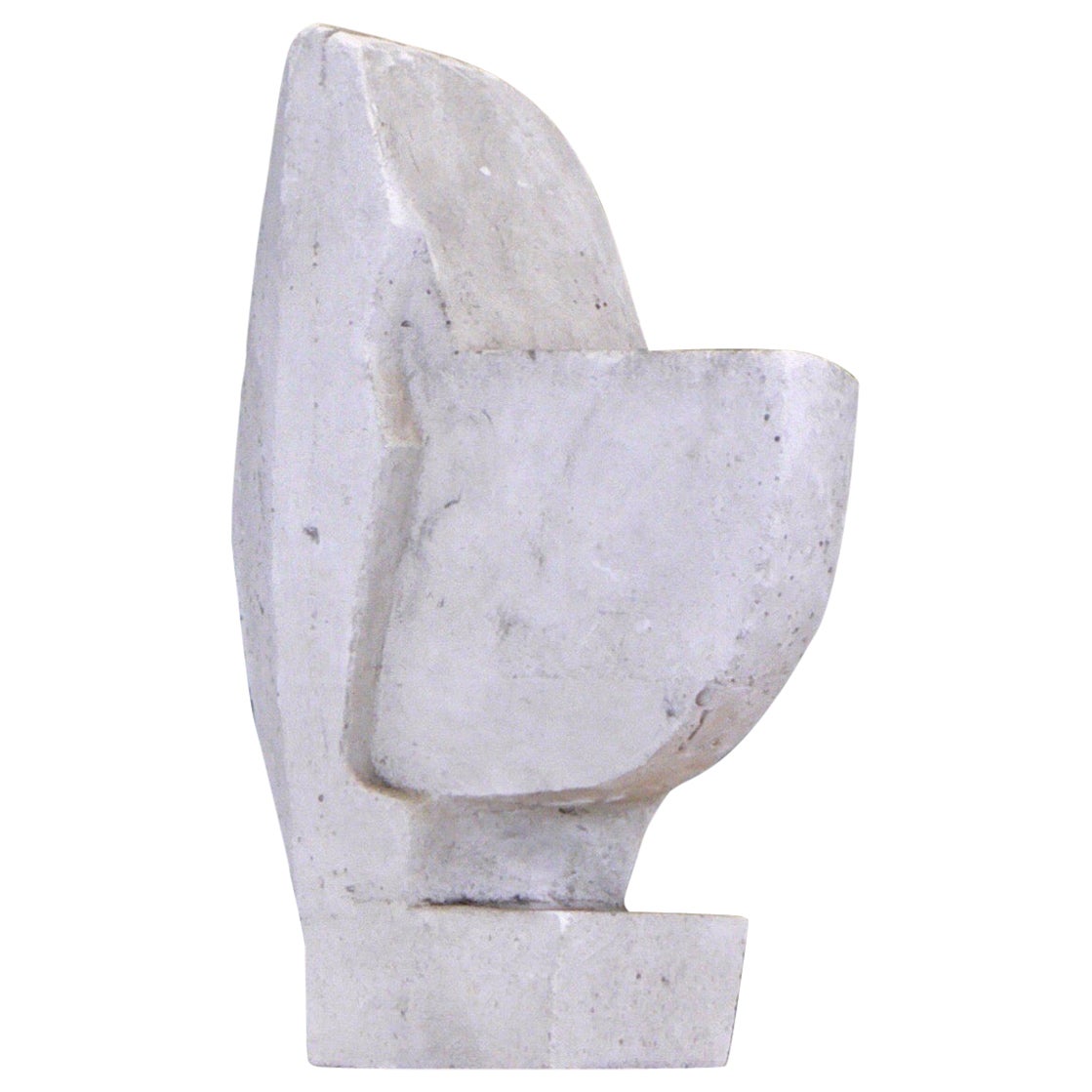 Abstract plaster sculpture from the 1950s with a French origin.