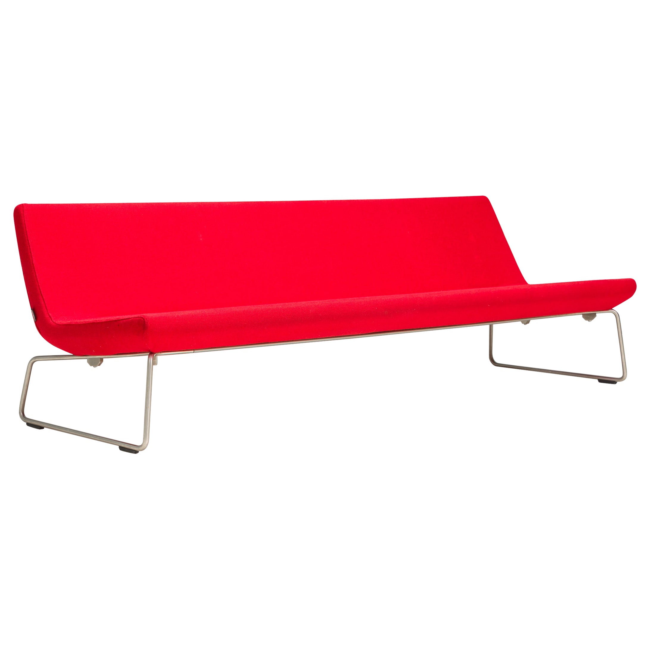 Barber & Osgerby for Cappellini Red Superlight 530 Sofa For Sale