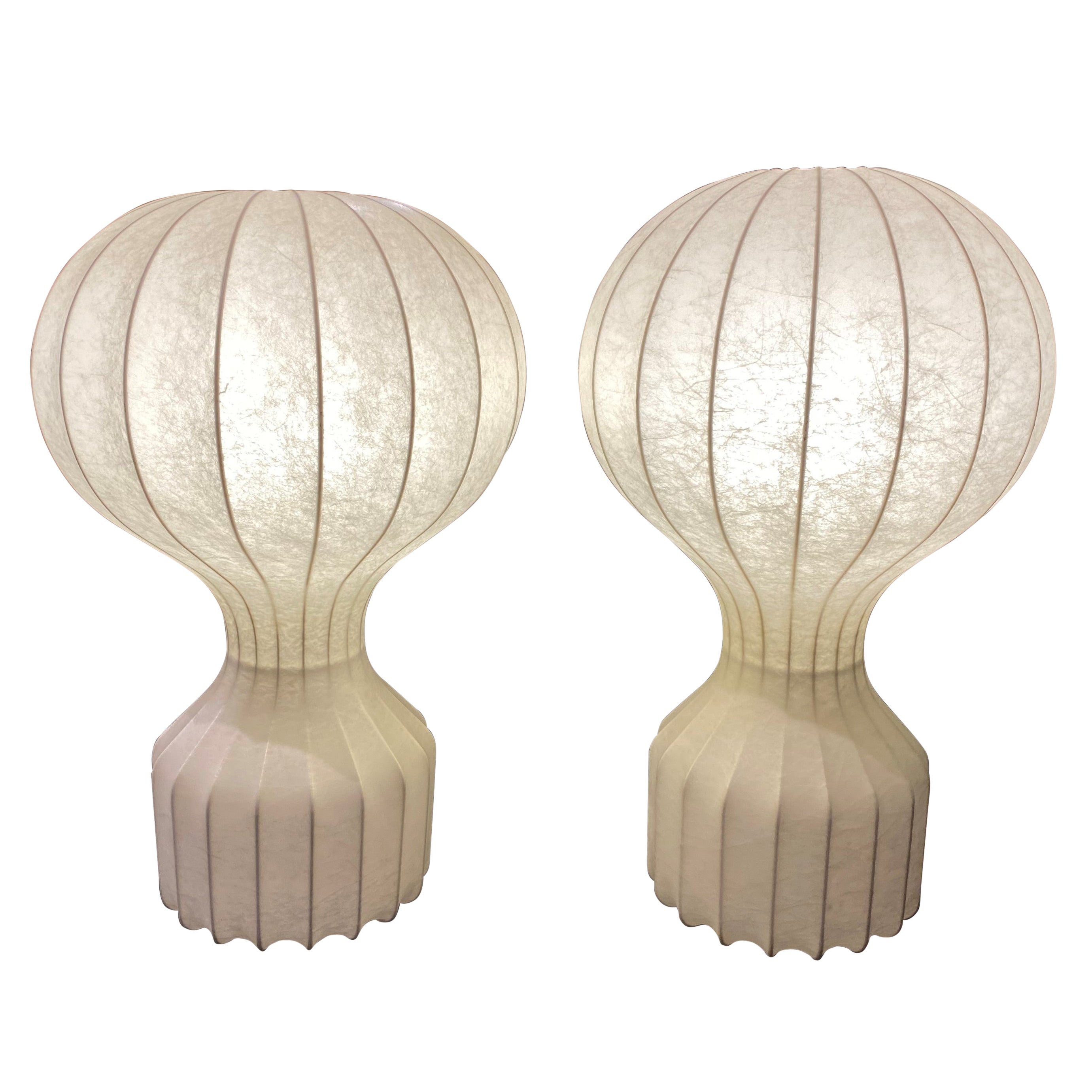 Pair of Vintage Gatto Lamps by Castiglioni for Flos