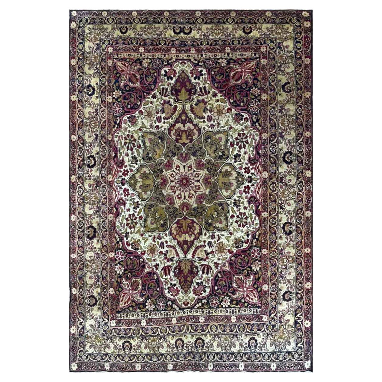 Alfombra persa antigua Kermanshah/Laver