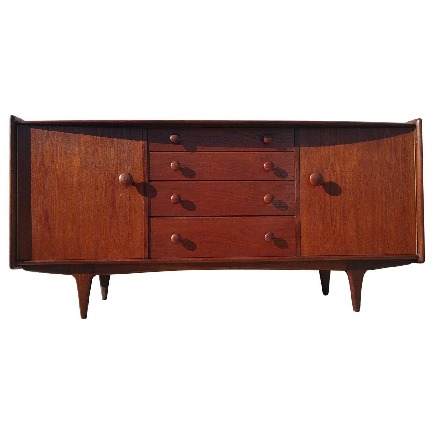 Mid Century Modern Teak Buffet by Younger For Sale