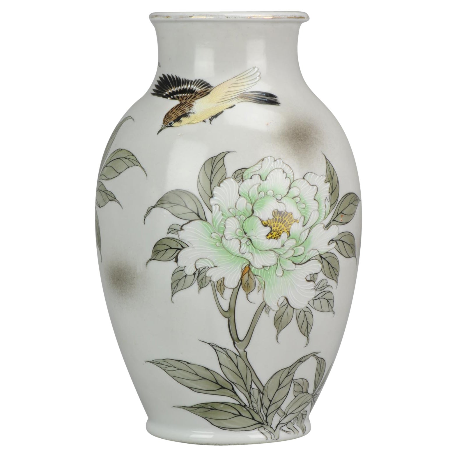 Japanische Vase Arita Taisho / Showa Periode Japan Porzellan, um 1930 im Angebot