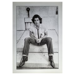 John Travolta. Francis Apesteguy Vintage silver print on RC paper 1978