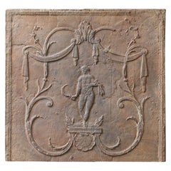 Plaque de cheminée « Cères » néoclassique française ancienne, début du 19ème siècle