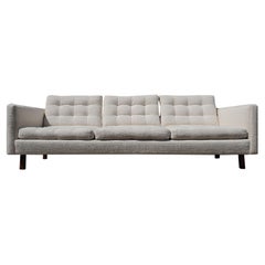 Vintage Mid Century Danish Modern Tufted Sofa