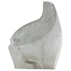 Vintage Abstract plaster sculpture from the 1950s with a French origin.