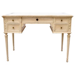 French 1920s Louis XVI-Style Painted Desk