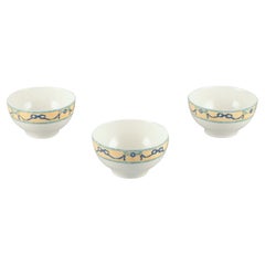 Used Villeroy & Boch, Luxembourg, set of three "Castellina" porcelain bowls.